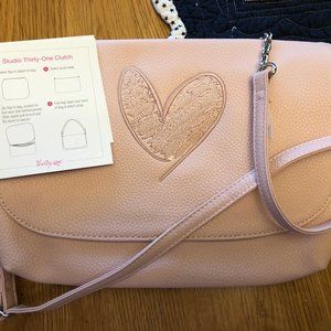 NWT Studio 31 Clutch w/removable cross-body strap